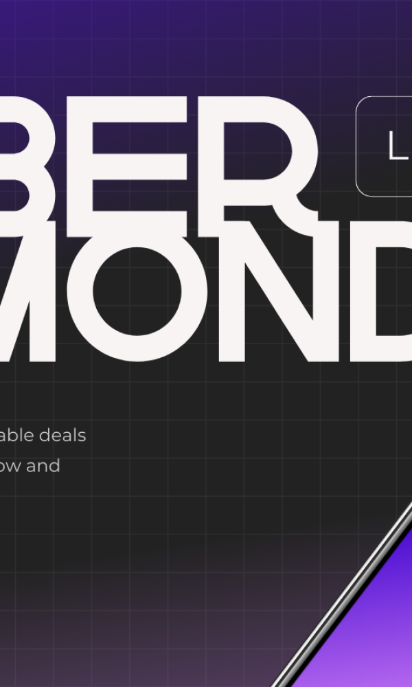 Purple Modern Cyber Monday Sale Twitter Post